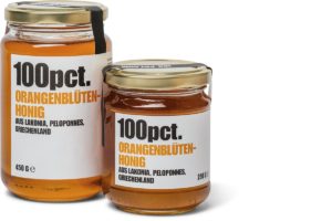 Orangenblüten-Honig - Griechischer Honig von 100pct. - 250g / 450g